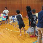 津地区「東橋内地区 サマーフェスティバル」にボッチャの指導